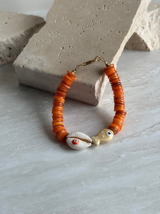*BRACELET-TANGERINE-DIVE-WATEGOS*